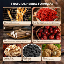 Load image into Gallery viewer, Ginseng Five Treasures Kidney Tea, Traditional Chinese Herbal TeaBags, Natural Kidney Cleanse Detox Tea for Women & Men, 7 Precious Ingredients Formula(1 Pack/25 Bags)
