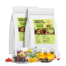 Load image into Gallery viewer, Ginseng Five Treasures Kidney Tea, Traditional Chinese Herbal TeaBags, Natural Kidney Cleanse Detox Tea for Women &amp; Men, 7 Precious Ingredients Formula(1 Pack/25 Bags)
