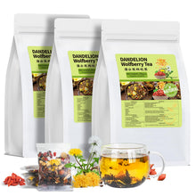 Load image into Gallery viewer, Ginseng Five Treasures Kidney Tea, Traditional Chinese Herbal TeaBags, Natural Kidney Cleanse Detox Tea for Women &amp; Men, 7 Precious Ingredients Formula(1 Pack/25 Bags)
